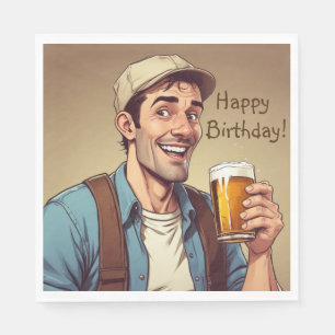 Serviette En Papier Boire de bière