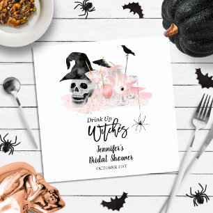 Serviette En Papier Boire des Whitches Rose Cocktail Fête des mariées