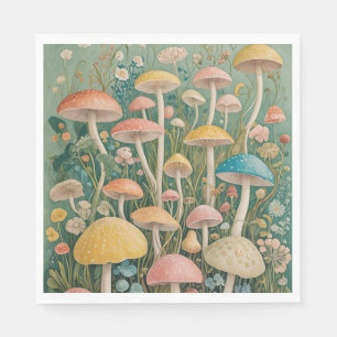 Serviette En Papier Bois enchanté