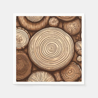 Bois rond troncs d'arbres en bois forêt boisée