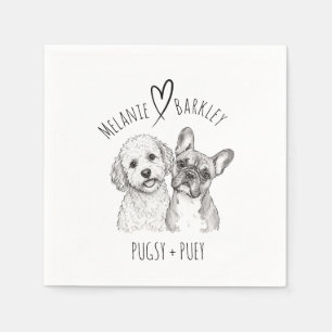 Serviette En Papier Boisson pour animaux de compagnie personnalisée 2