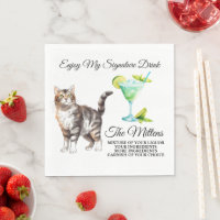 Boisson Signature Mariage Chat Tigre Mariage Anima
