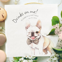Boissons Offertes par Moi Bulldog Français Aquarel