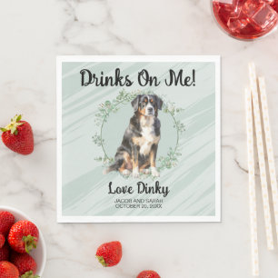 Serviette En Papier Boissons sont sur moi ! Serviettes pour chien de m