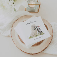 Boissons Sur Nous | Cute Mariage chien animal