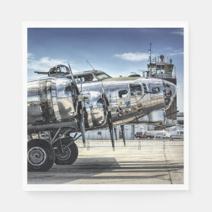 Serviette En Papier Bombardier 2ème guerre mondiale classique b-17