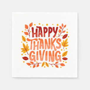 Serviette En Papier bon thanksgiving