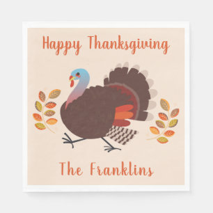 Serviette En Papier Bon thanksgiving turc