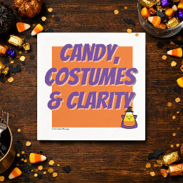 Serviette En Papier Bonbons, Costumes & Clarté | Fête d'Halloween sans