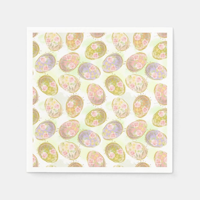 Serviette En Papier Bonbons de Pâques (Devant)