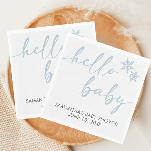 Serviette En Papier Bonjour Baby Shower