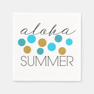 Serviette En Papier Bonjour été