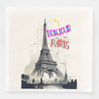 Bonjour Paris coloré