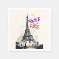 Bonjour Paris coloré