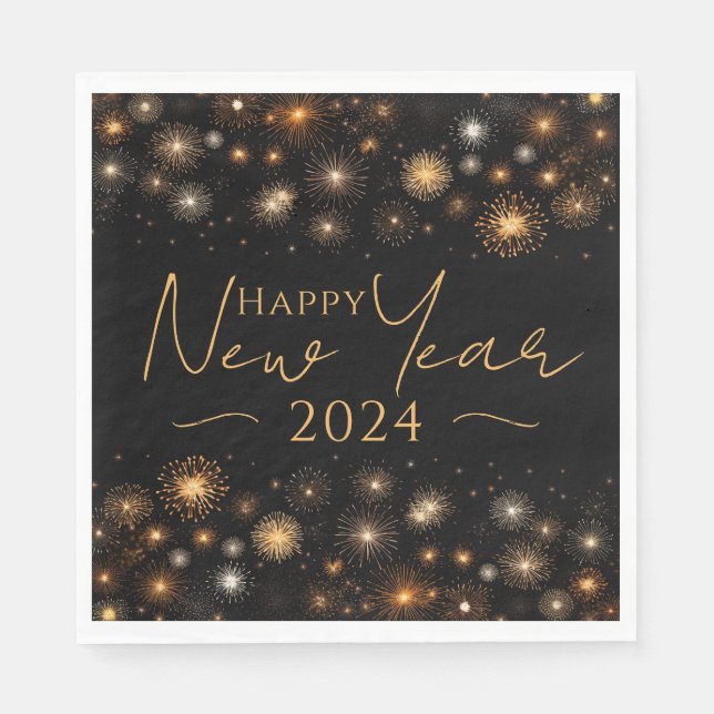 Serviette En Papier Bonne année (Devant)