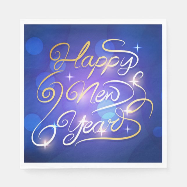 Serviette En Papier Bonne année (Devant)