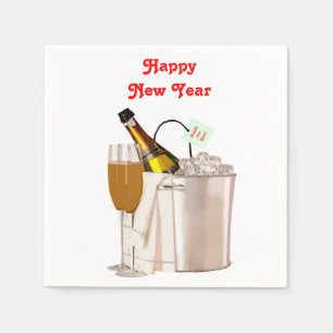Serviette En Papier Bonne année Papier Napkin