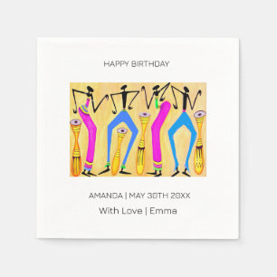 Serviette En Papier Bonne fête d'anniversaire fantastique