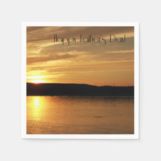 Serviette En Papier Bonne Fête des pères Sunset Cocktail Napkins