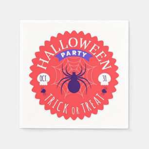 Serviette En Papier Bonne fête d'Halloween