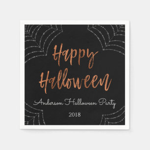 Serviette En Papier Bonne fête d'Halloween moderne Halloween Napkins