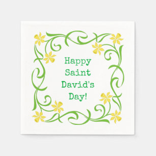 Serviette En Papier Bonne Saint David's Day