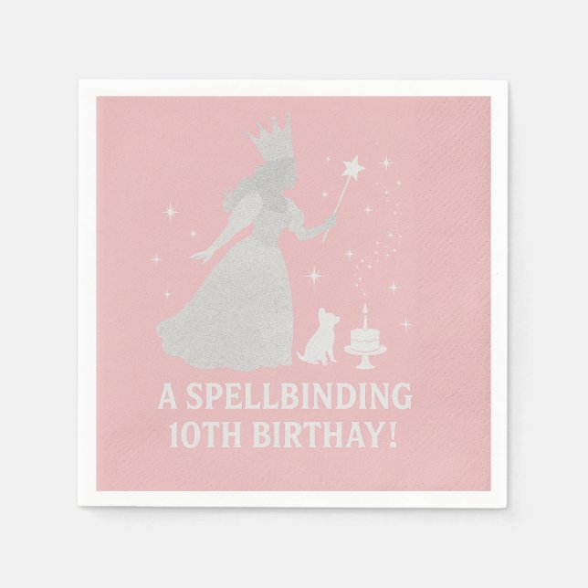 Serviette En Papier Bonne sorcière (Devant)