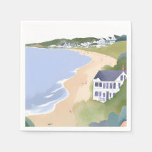 Bonnet Shores | Peinture aquarelle de la plage de 