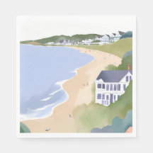 Bonnet Shores | Plage de Rhode Island Aquarelle