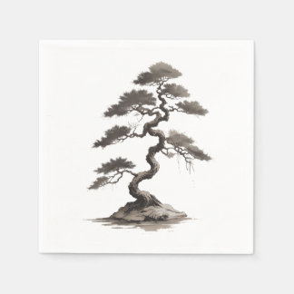 Serviette En Papier Bonsai