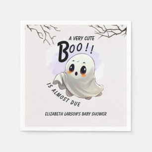 Serviette En Papier Boo Baby shower Halloween thème Mignonne fête