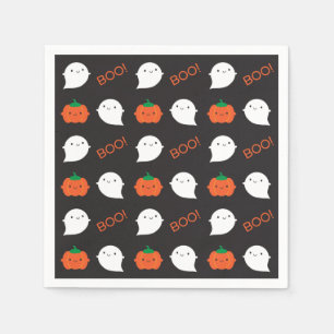 Serviette En Papier Boo ! C'est Halloween