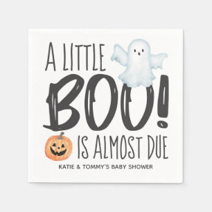 Serviette En Papier Boo Ghost Jack O'Lantern Baby shower d'Halloween