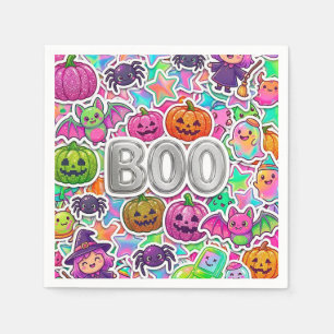 Serviette En Papier BOO Halloween