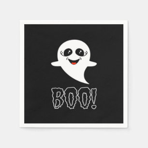 Serviette En Papier Boo ! Petite Halloween Par Lucas