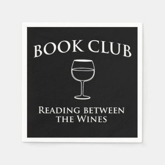 Serviette En Papier Book Club Reading Between Wines