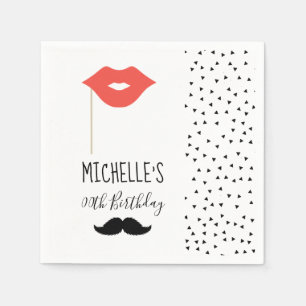 Serviette En Papier Booth photo personnalisé pour fête