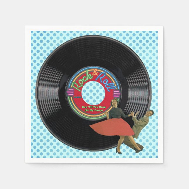 Serviette En Papier Bop 'Jusqu'à ce que tu laisses tomber (Devant)