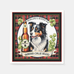 Serviette En Papier Border Collie IPA