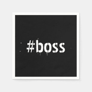 Serviette En Papier #boss -