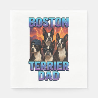 Serviette En Papier Boston Terrier