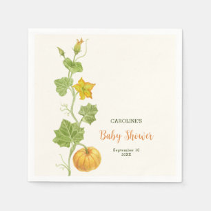 Serviette En Papier botanique de la vigne de pomkine