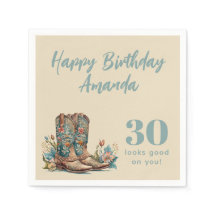 Botte occidentale Floral 30e anniversaire
