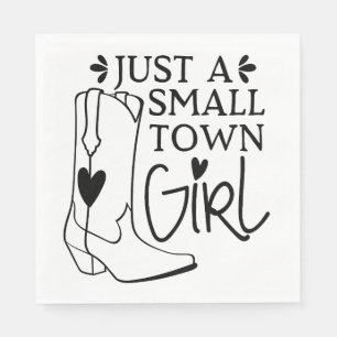 Serviette En Papier Bottes de cowgirl cavalier amoureux des chevaux oc