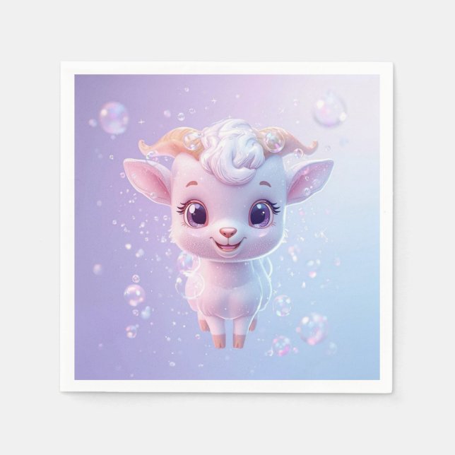 Serviette En Papier Bouc à bulle (Devant)
