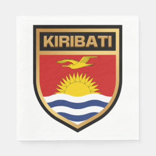 Serviette En Papier Bouclier indicateur Kiribati