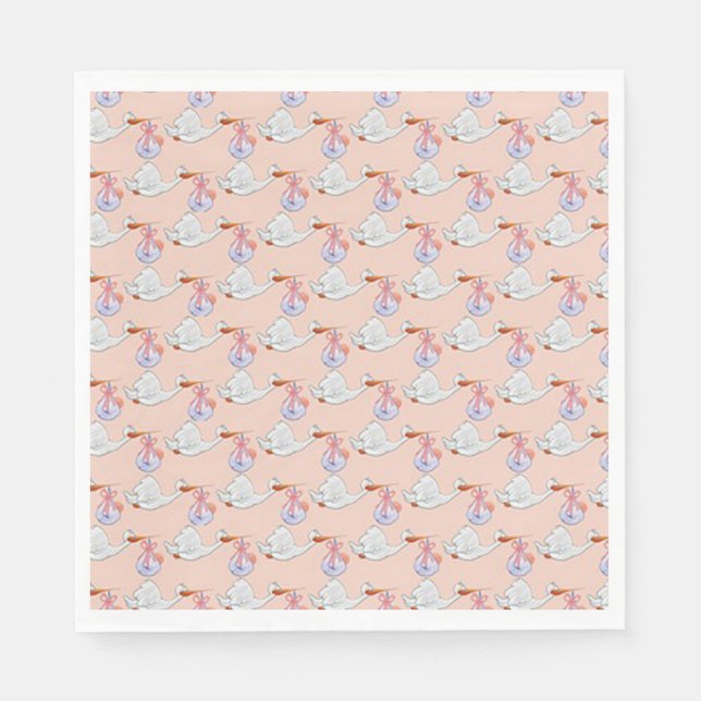 Serviette En Papier Boucliers (Devant)
