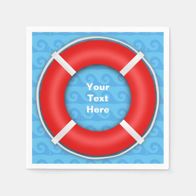 Serviette En Papier Bouée (Devant)