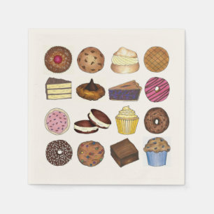 Serviette En Papier Boulangerie Vente de gâteau à la tarte à gâteau co