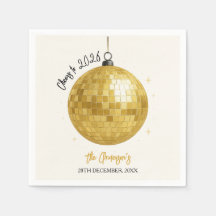 Boule de disco Champagne Nouvel An 2026